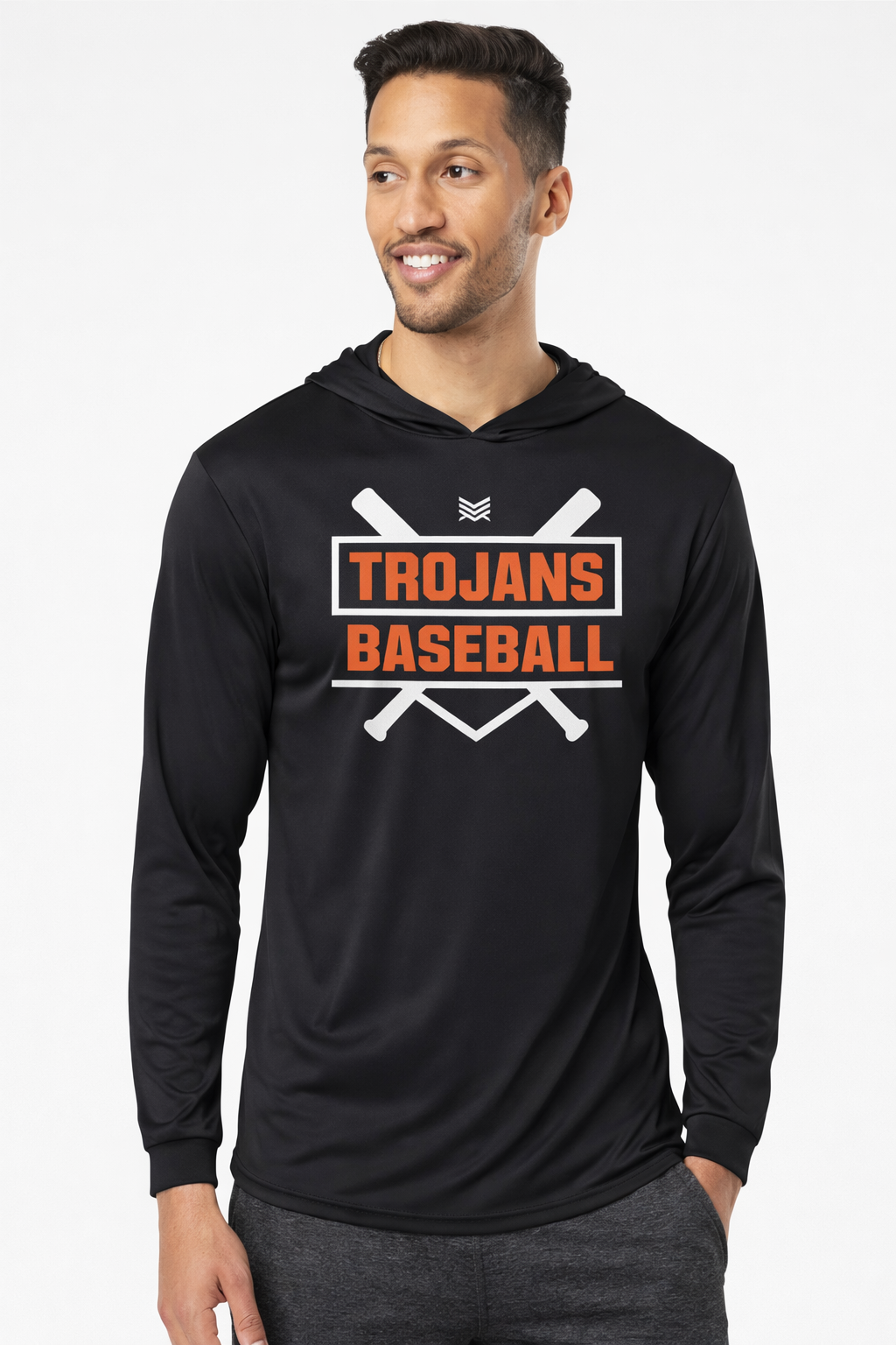 Trojans Baseball Lightweight Hoodie
