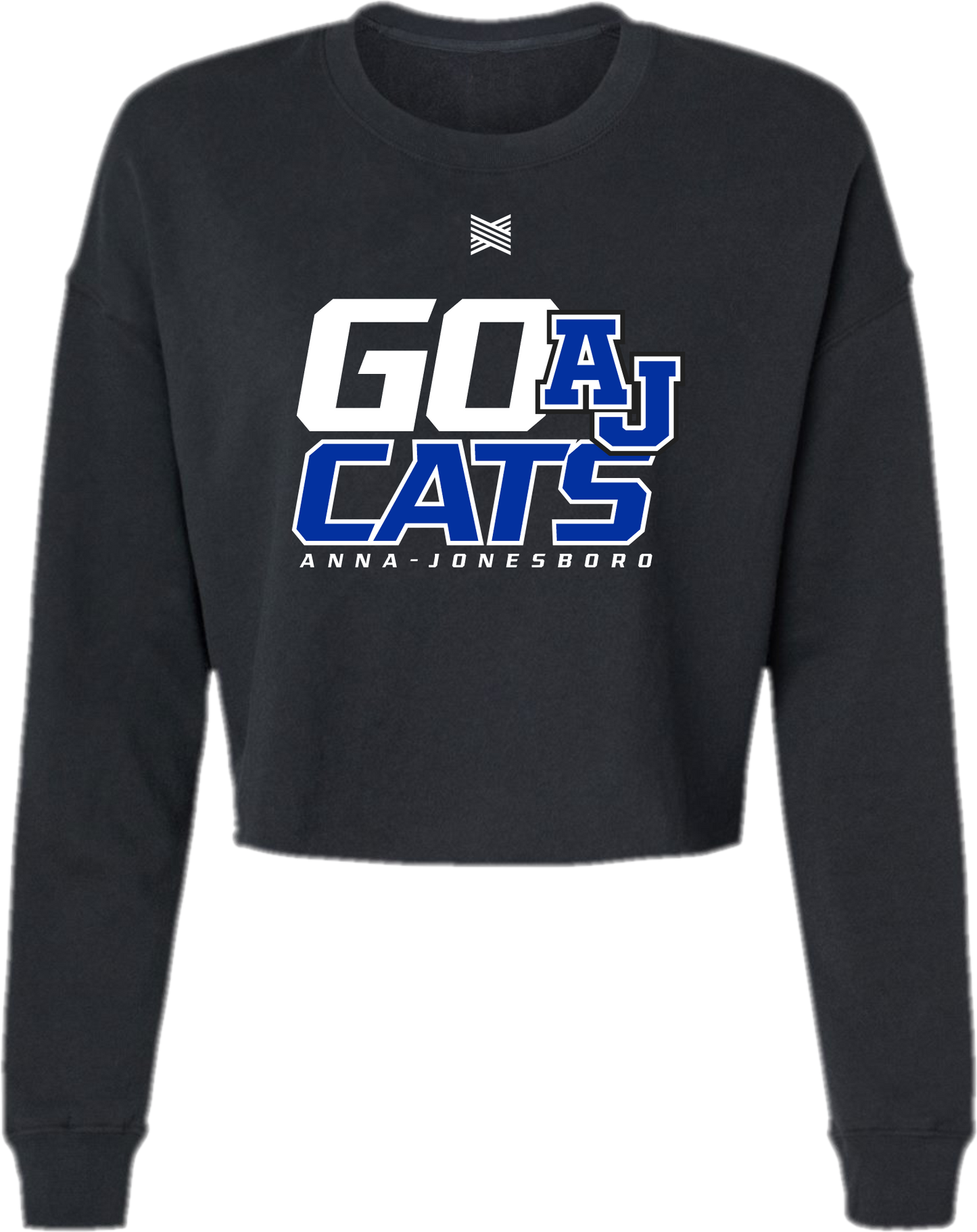 Anna Jonesboro Go Cats Women's Cropped Crewneck