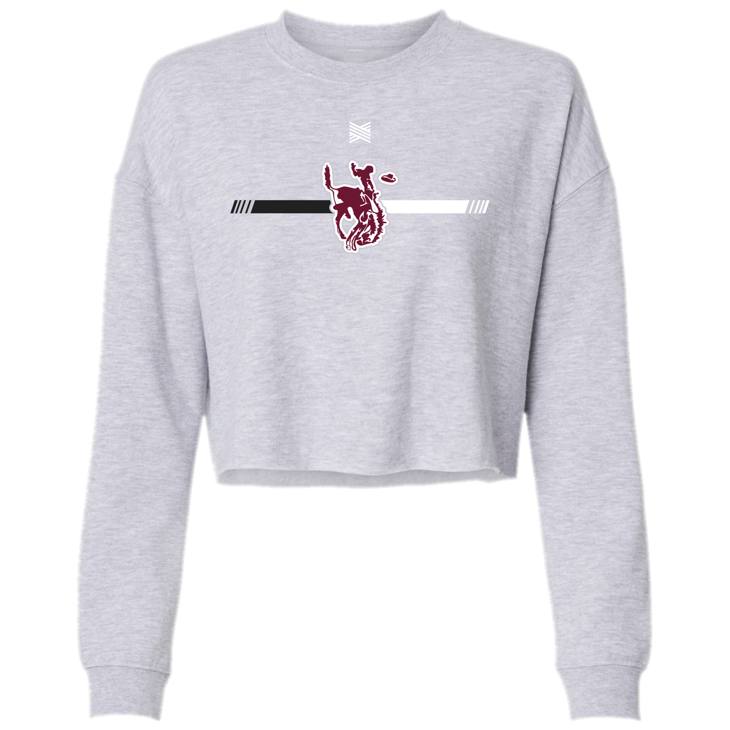 BCHS Horse and Rider Women's Cropped Crewneck