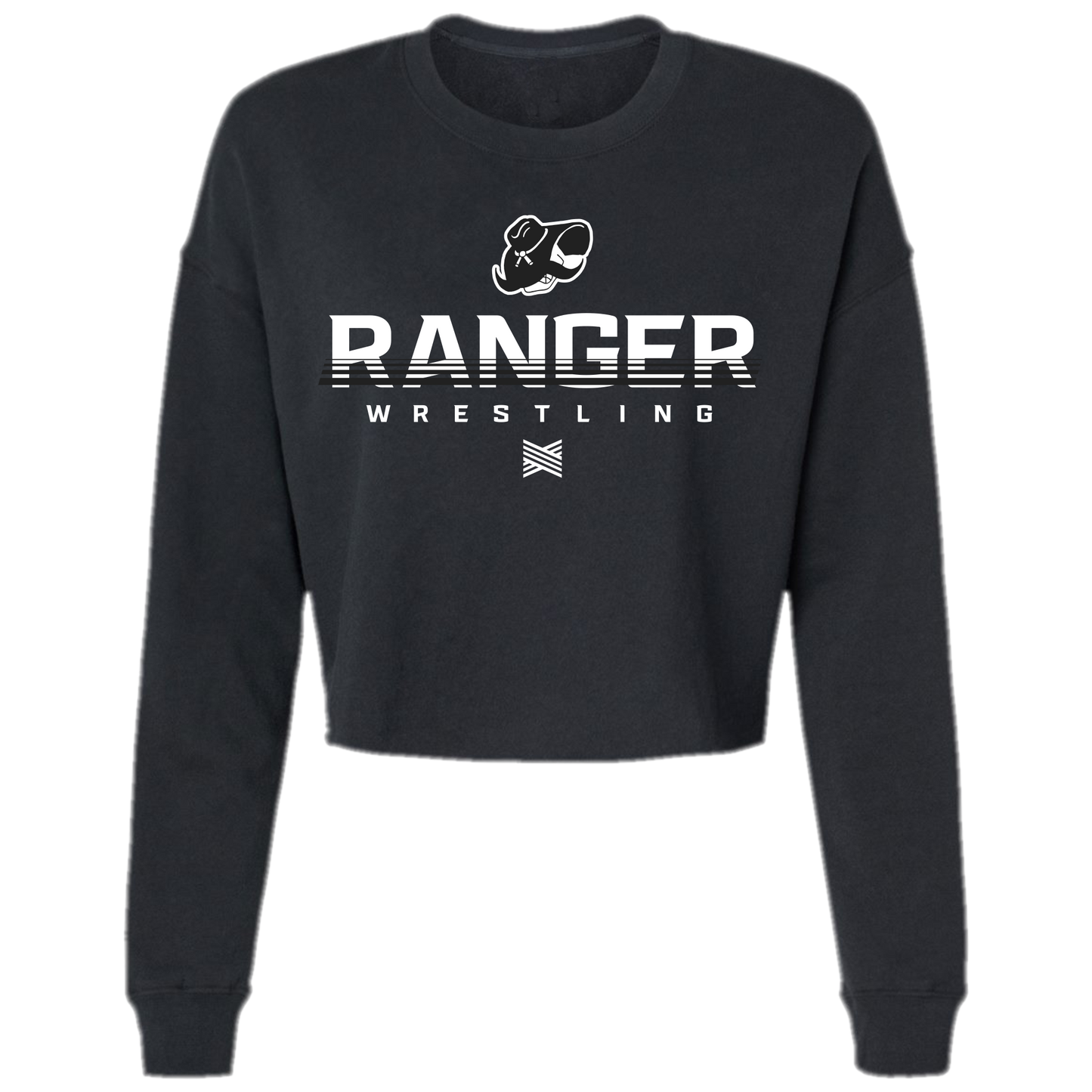 Ranger Wrestling Women's Crop Crewneck