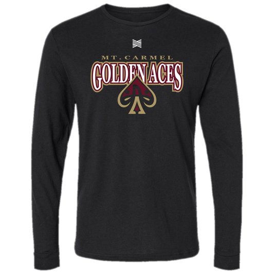 Mt. Carmel Golden Aces Long Sleeve Tee