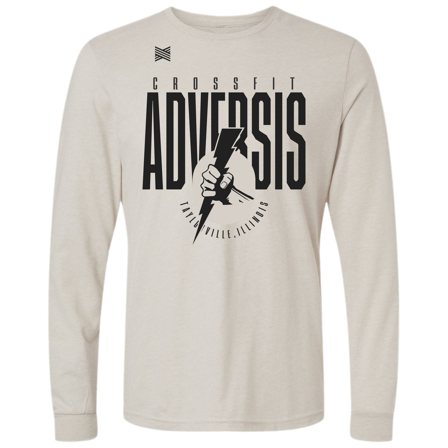 Crossfit Adversis Stacked Design Long Sleeve