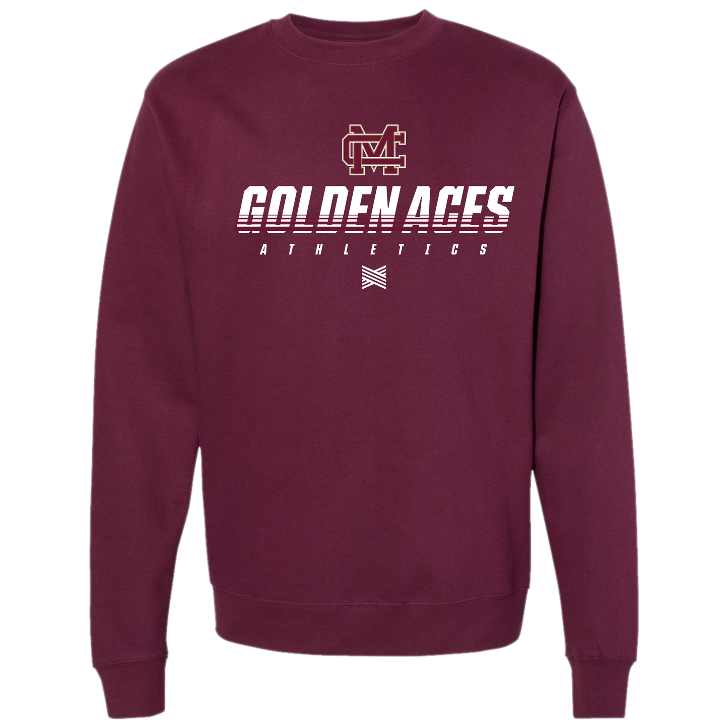 Mt. Carmel Golden Aces Athletics Crew-neck