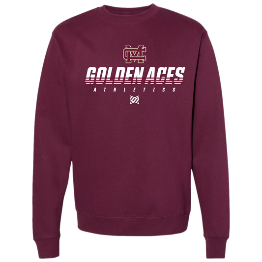 Mt. Carmel Golden Aces Athletics Crew-neck