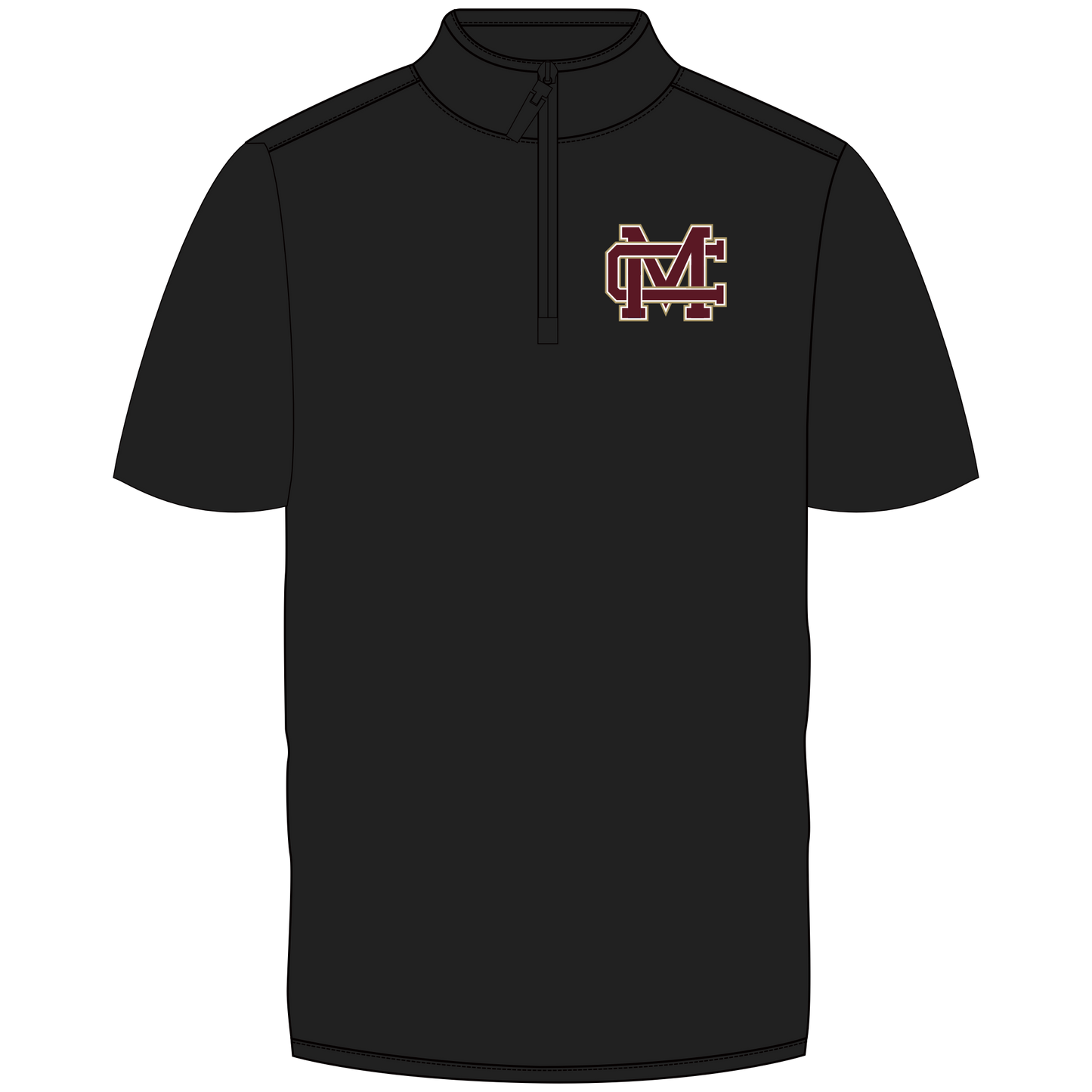 Mt. Carmel Golden Aces - Treign Short Sleeve 1/4 Zip