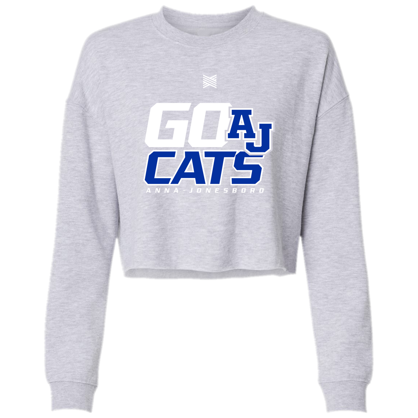 Anna Jonesboro Go Cats Women's Cropped Crewneck