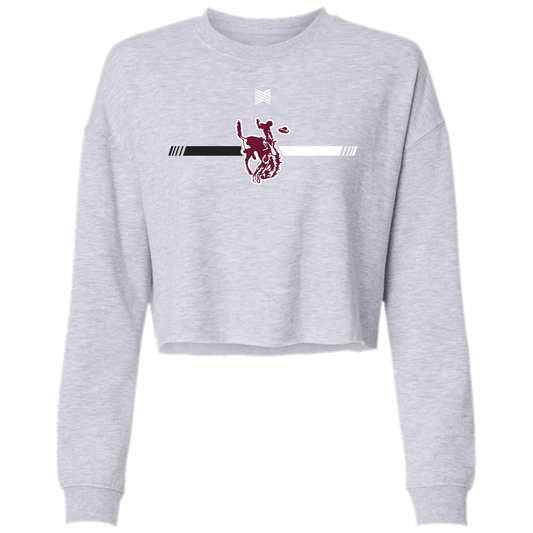 BCHS Horse and Rider Women's Cropped Crewneck