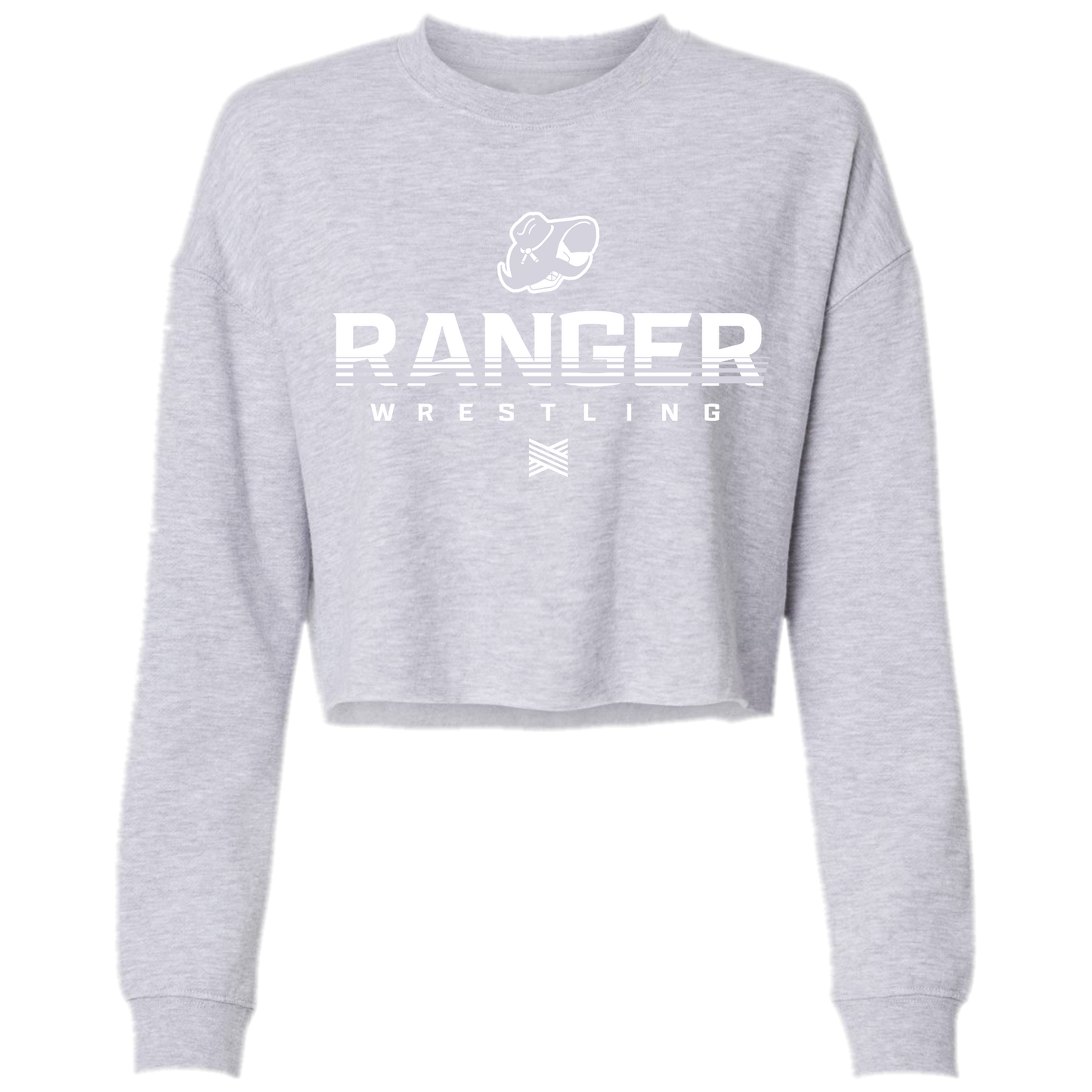 Ranger Wrestling Women's Crop Crewneck