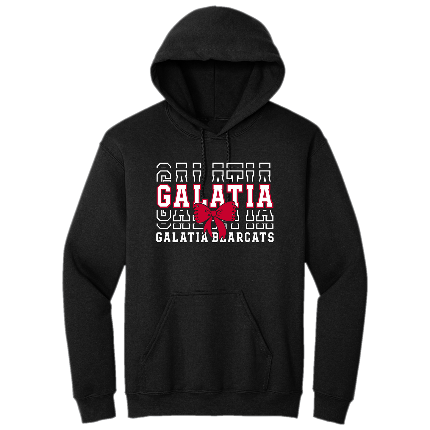Galatia Bearcats Bow Hoodie