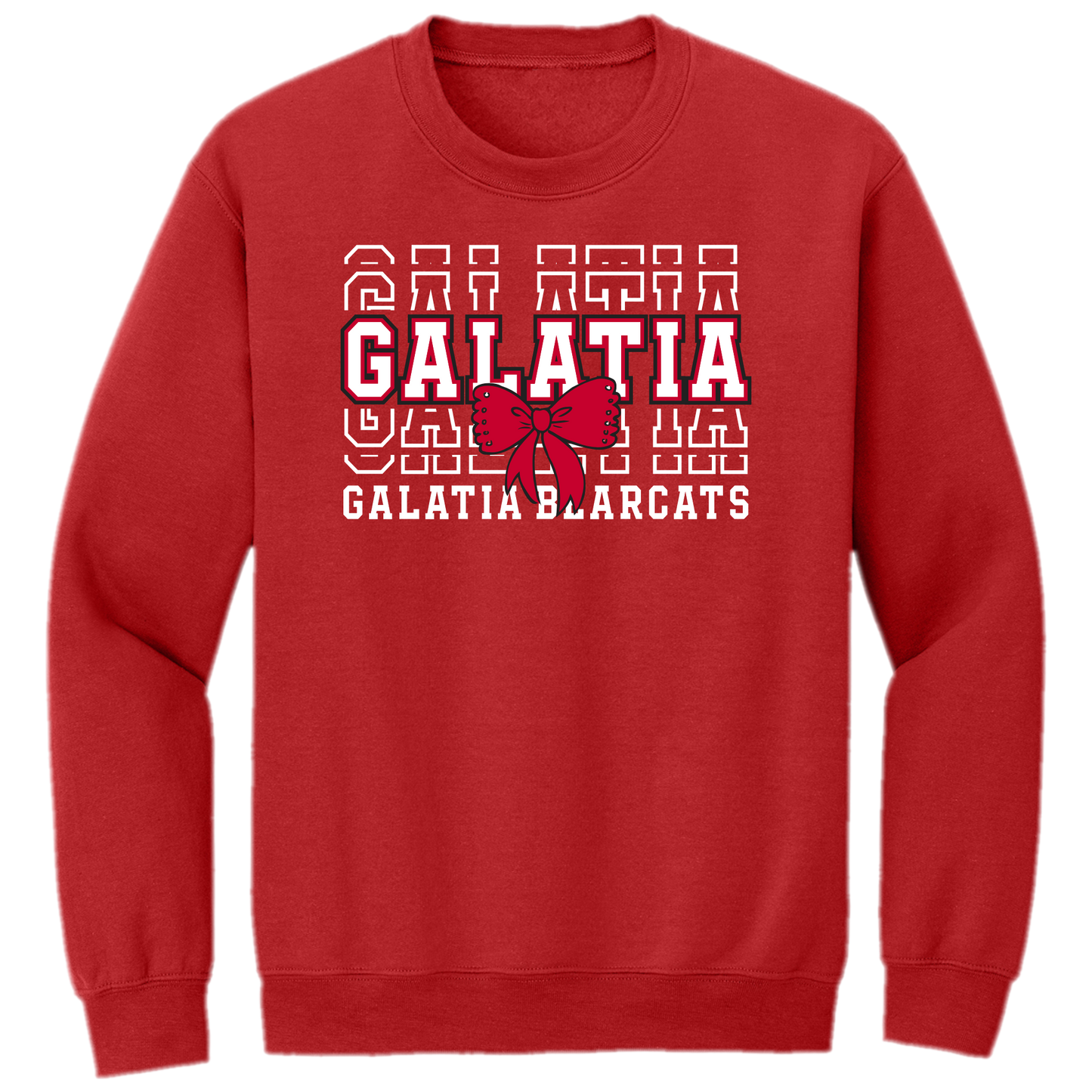 Galatia Bearcats Bow Crewneck