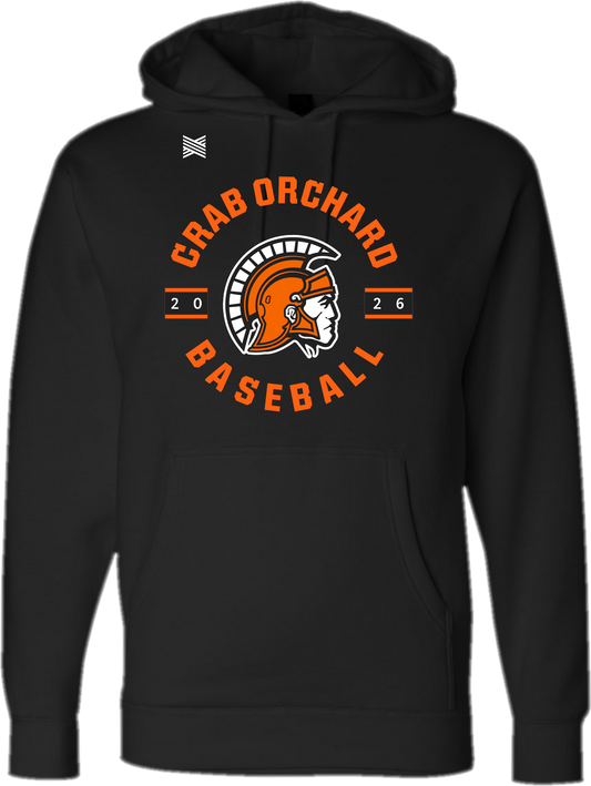 Crab Orchard Baseball Hoodie w/ Number on Back Option