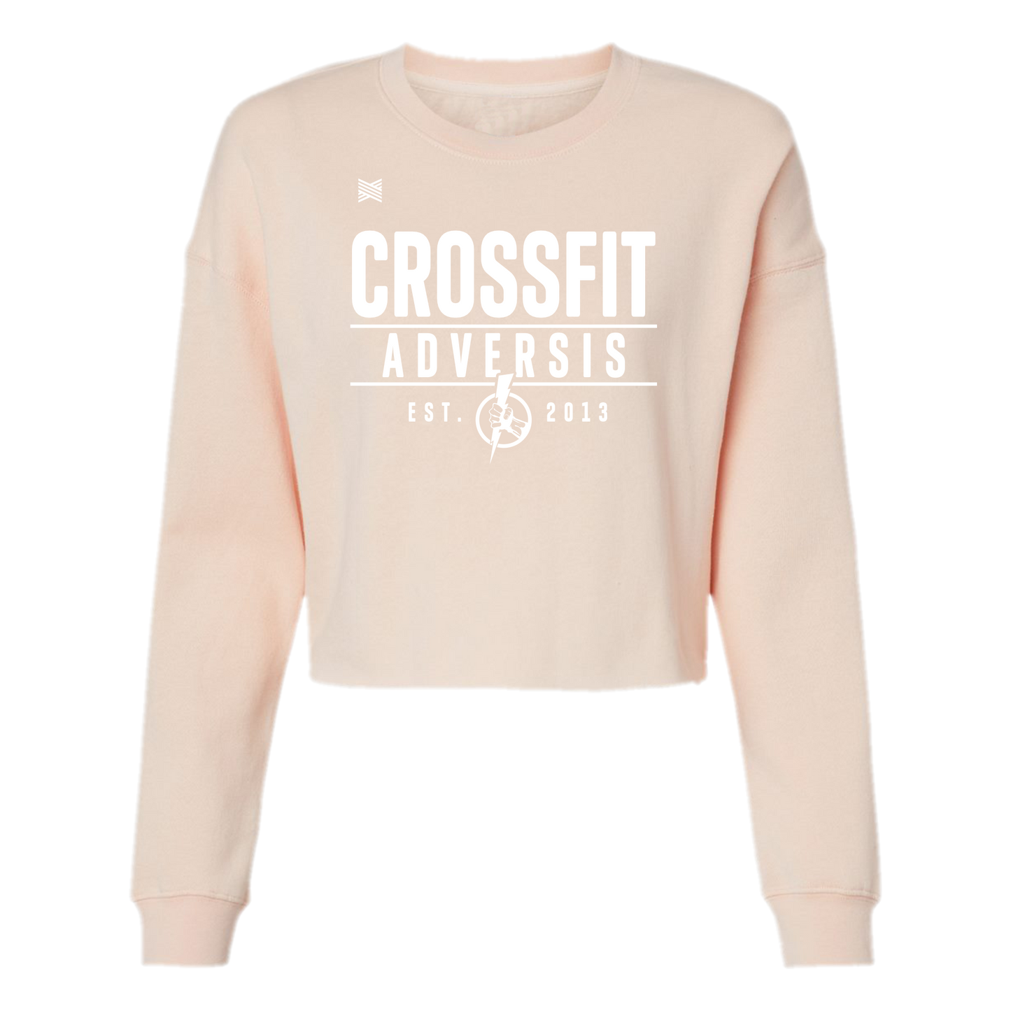 Crossfit Adversis EST 2013 Cropped Crewneck