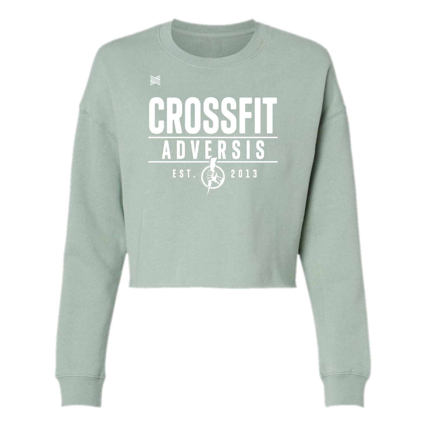 Crossfit Adversis EST 2013 Cropped Crewneck