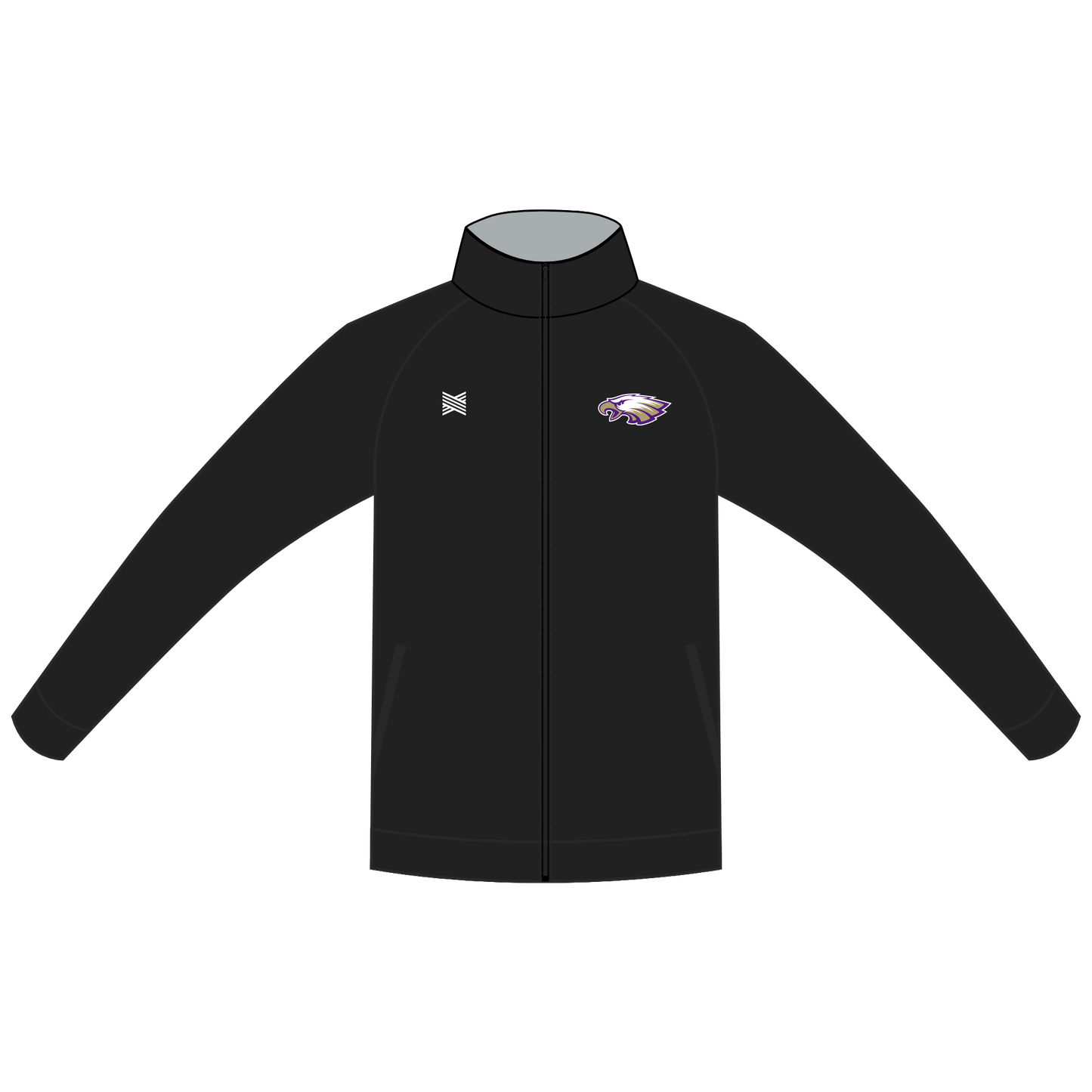 Eldorado Eagles Custom Long Sleeve 1/4 Zip Cage Jacket