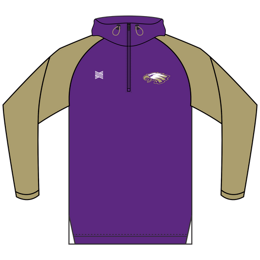 Eldorado Eagles Custom Sublimated 1/4 Zip Hoodie