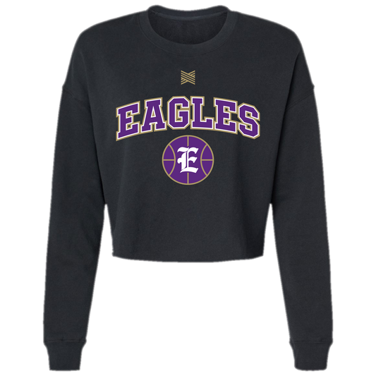 Vintage Eagles Throwback Women's Cropped Crewneck
