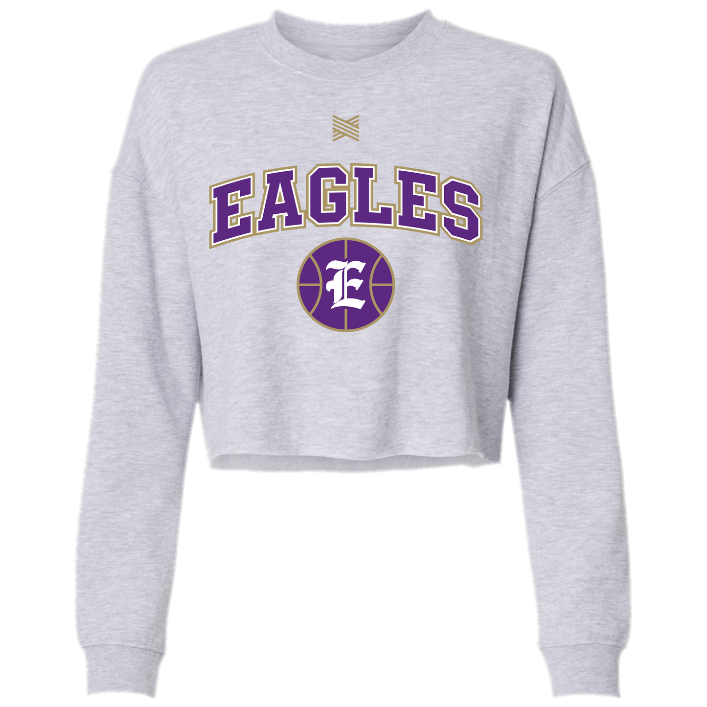 Vintage Eagles Throwback Women's Cropped Crewneck