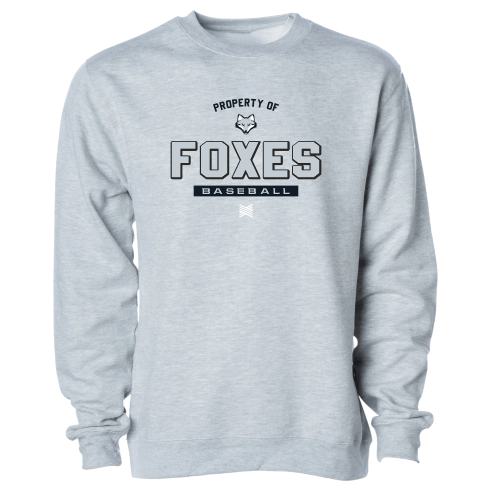 Foxes Property of Baseball Crew