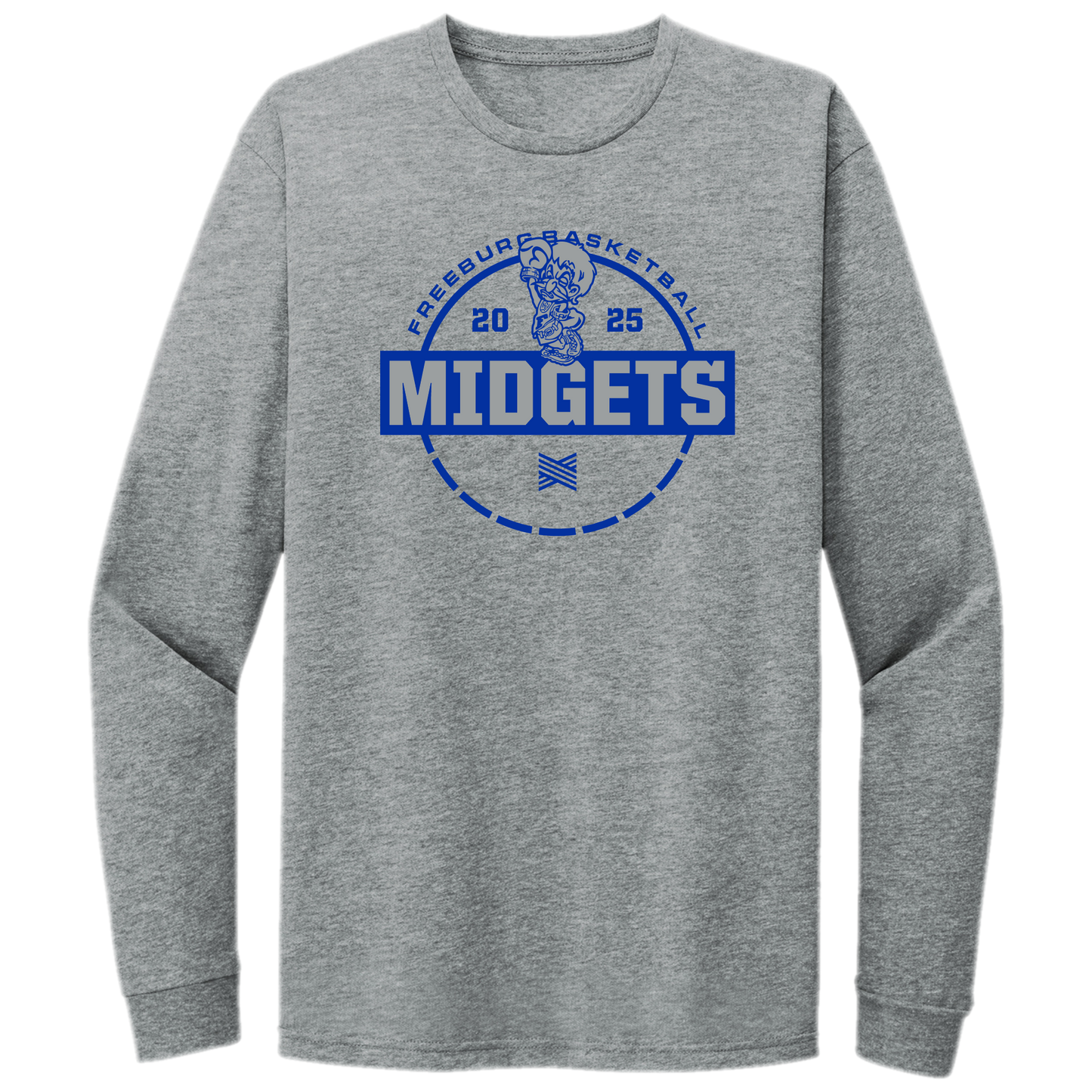 Freeburg Midgets Basketball Long Sleeve Tee