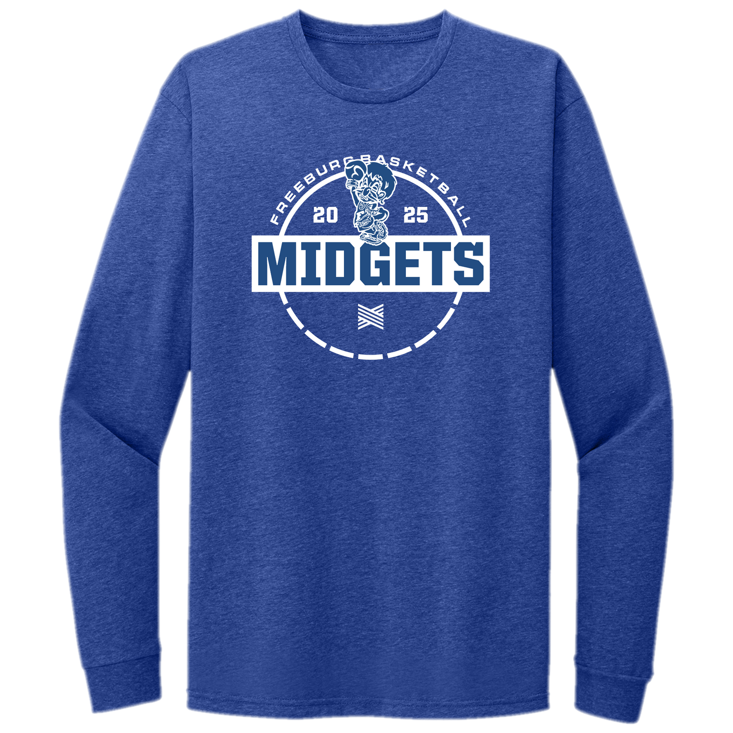 Freeburg Midgets Basketball Long Sleeve Tee